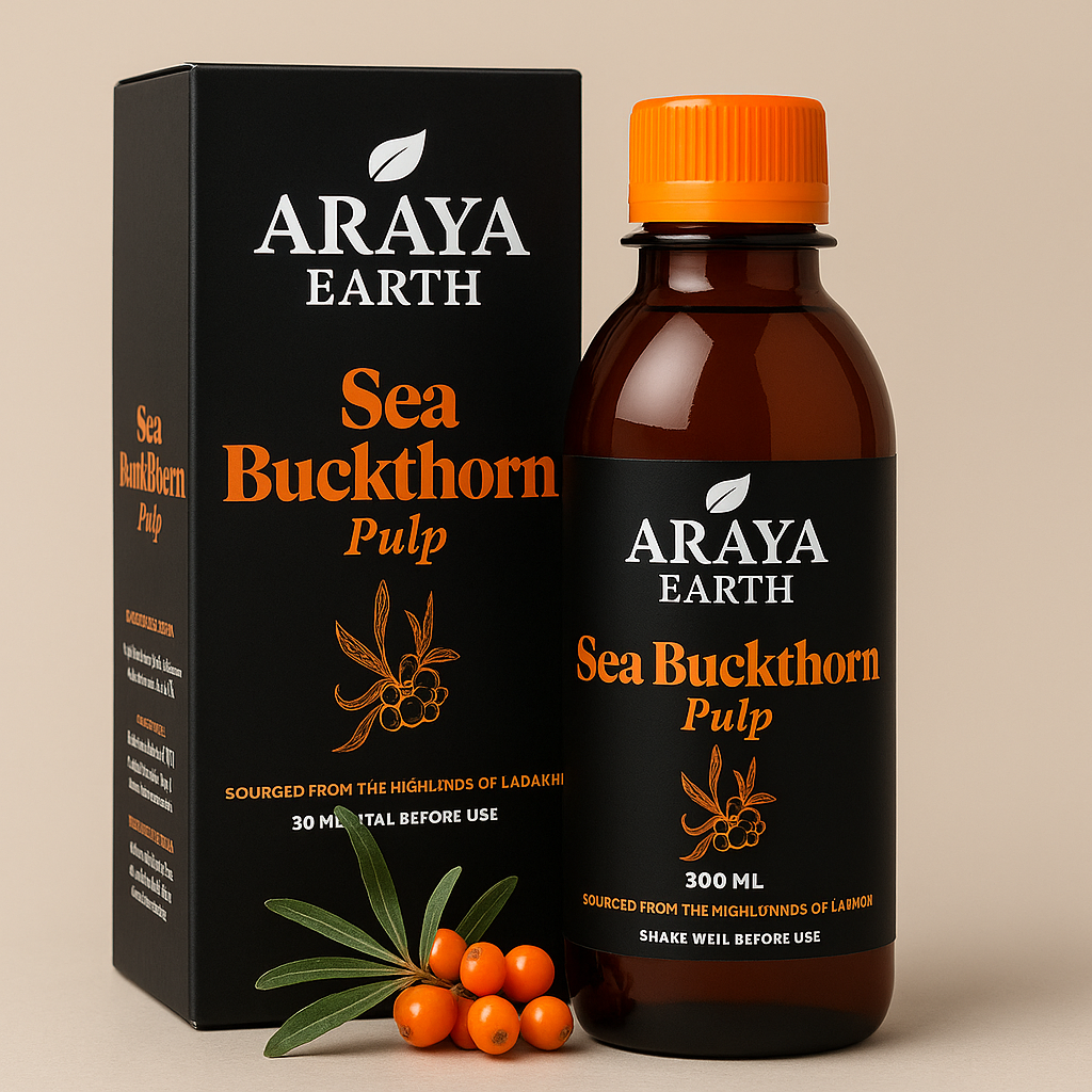 Sea Buckthorn Pulp Concentrate (300 ML) / Just ₹11 a glass Make 60 Glasses